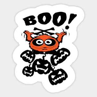 Pumpkin Halloween Witch Party Costume Gift Sticker